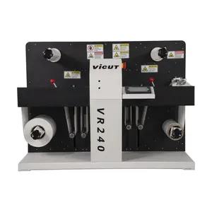 Fustellatrice e taglierina per etichette rotanti VICUT VR240 Digital Roll to Roll con funzioni di laminazione in vendita