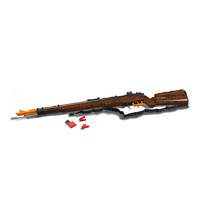 Mould King 14002s Mainan Blok Model Senjata Kreatif 98K Sniper Rifle Perakitan Senjata Blok Bangunan Bata Mainan Senjata Anak 1025pcs