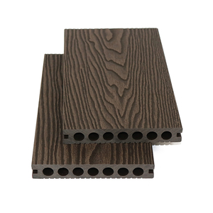 Thân Thiện Với Môi Trường Không Thấm Nước Bằng Gỗ Nhựa <span class=keywords><strong>Composite</strong></span> Sàn OEM Ngoài Trời Ánh Sáng Màu Xám Coextrusion Wpc Decking - Product Image 2