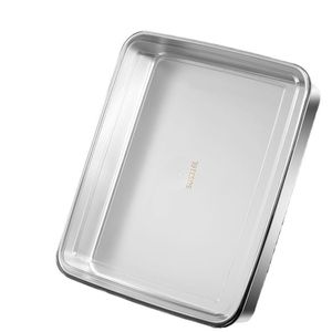 Moule à tiramisu en acier inoxydable rectangulaire avec couvercle pour les vendeurs de rue - Product Image 3