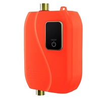 Calentador de agua sin tanque genérico, calentador de agua instantáneo de acero inoxidable de plástico eléctrico debajo del fregadero, mini calentador de agua,