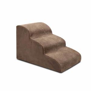 Three-Step Stepper Pet Ramp Stairs for <b>Bed</b>-Polyester Material - Product Image 1