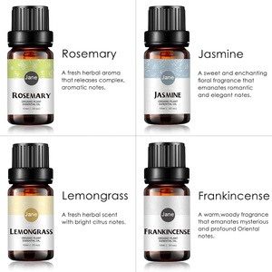 Bois de santal, <span class=keywords><strong>arbre</strong></span> à thé, camomille, cannelle, eucalyptus, orange, lavande, vétiver, romarin, jasmin, citronnelle, encens, huile essentielle - Product Image 4