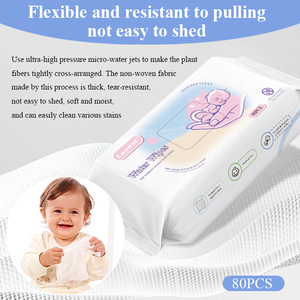 Tùy chỉnh hữu cơ sinh thái tre tự nhiên cho nước bé ướt mô lau tím gói hàng ngày làm sạch <span class=keywords><strong>Freshening</strong></span> dịu dàng - Product Image 4