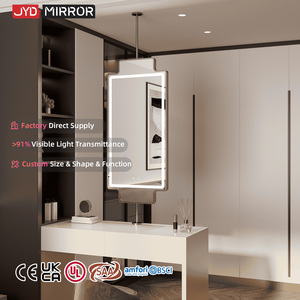 Personnalisation OEM ODM Hôtel Double Boutons Tactiles Lumineux En Continu Dimmable Led Suspendu Avec Lumière <span class=keywords><strong>Plafond</strong></span> <span class=keywords><strong>Miroir</strong></span> De Salle De Bains Encadré - Product Image 1