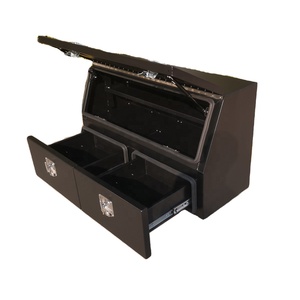 شاحنة/يوت/سرير بيك آب صندوق أدوات كبير من الألومنيوم يفتح الباب الجانبي مع أدراج تخزين منزلقة للخدمة الشاقة - Product Image 6