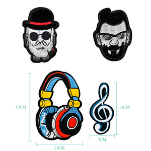 Écusson brodé personnalisé avec logo 3D, badge uniforme, cœur, couleur personnalisée, à coudre, meilleur prix, chat, <span class=keywords><strong>chien</strong></span>, alphabet, fleur, dessin animé, brodé - Product Image 5