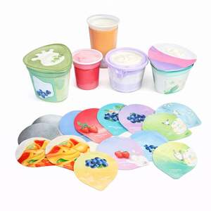 Tapas de aluminio troqueladas para yogur |   Lámina de Sellado Térmico para Tapas |   Suministro OEM de Vasos para Productos Lácteos con Impresión Personalizada - Product Image 4