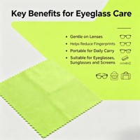 Chiffon de nettoyage en microfibre pour vitres, miroirs, acier inoxydable, appareils de cuisine, meubles, voitures et usage domestique