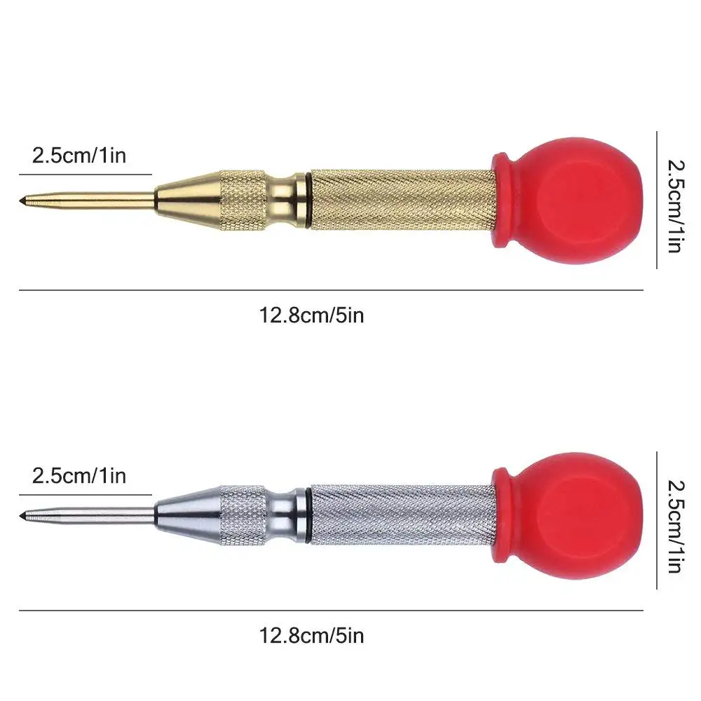 Hss Center Punch Stator Punching Automatic Center Pin Punch Spring Loaded Marking Drilling Tool