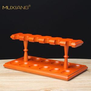Muxiang Wooden <b>Pipe</b> <b>Stand</b> 12 Position Solid Wood Display Rack For Tobacco <b>Pipes</b> Rustic Style Durable - Product Image 1
