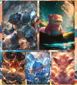 PQ Pokemoned Carte Pokemoned Cards Big Gathering Super Power Special Collectible Cards Pokenoned Cards Dropshipping Regalo de la novedad - Product Image 6