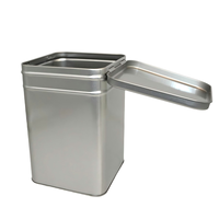 Conteneur en fer blanc personnalisé à ouverture par le haut, impression offset rectangulaire, pour biscuits, gâteaux, chocolats, aliments pour bébés et conserves