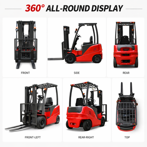 Truk Angkat Listrik 2 Ton, Penggerak AC, Baterai Lithium, Ban Solid, Ideal untuk Gudang dan Penanganan Material - Product Image 5