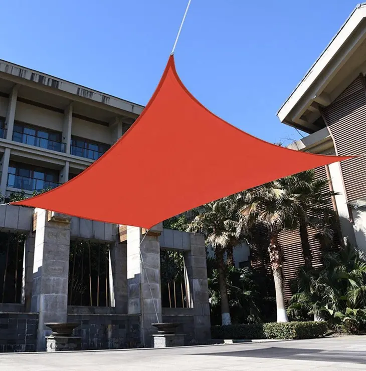 2024 New inventions sun outdoor shade sail waterproof triangle shade sail