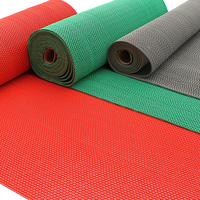 Robuster Polypropylen-Schwimmbad teppich Modernes Mesh-Design Wasserdichte Strand-Küchen teppiche im Freien Gewebtes Design für den Heimgebrauch