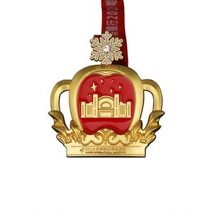 Medallas Personalizadas con Logotipo 3D 2D en Forma de Corona Circular para Festivales y Maratones - Product Image 3