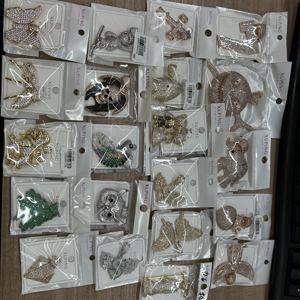 Xuping perhiasan grosir tembaga berlapis emas Hip Hop Ice Out Bling besar mode pribadi Rapper liontin pria - Product Image 2