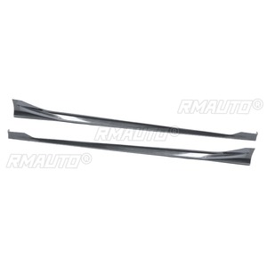 Kit carrosserie pour Honda Civic 11e génération 2021-2024, jupes latérales de style MUGEN noir brillant, accessoires de voiture - Product Image 6