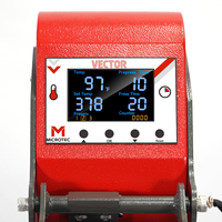 Machine de presse à chaud MICROTEC Vector NMAX-CAP-B à ouverture automatique de capuchons et d'étiquettes pour DTF avec 4 plaques interchangeables et plaque chauffante plate