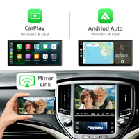 Pour TOYOTA Crown 2015-2019, module adaptateur sans fil CarPlay Android Auto Linux Box, USB//WiFi, autoradio GPS, navigation, style OEM