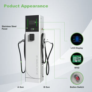 สถานีชาร์จไฟฟ้ารถยนต์ไฟฟ้า44KW 7KW 14KW <span class=keywords><strong>ต</strong></span>ั้งพื้น EV พร้อมอุปกรณ์เสริม4G WiFi - Product Image 2