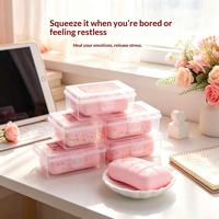 Jouet anti-stress artisanal en forme de macaron, bonbon arc-en-ciel moelleux et croustillant au chocolat, le plus vendu