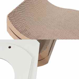 Griffoir pour chat de luxe moderne à double niveau en forme de tunnel, à haute résistance, à 2 niveaux - Product Image 4