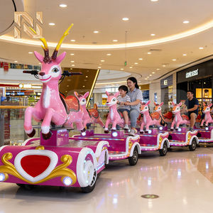 <span class=keywords><strong>Train</strong></span> <span class=keywords><strong>électrique</strong></span> touristique sans rails 9 places 60V, modèle Deer, du premier fabricant, pour centres commerciaux, certifié CE - Product Image 6