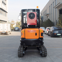 Mini-excavatrice compacte sur chenilles pour travaux de terrassement, micro-excavatrice hydraulique pour la réalisation de tranchées, à vendre