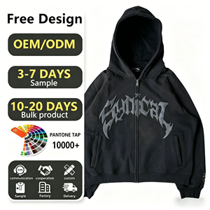 Sudaderas Extra Grandes Premium con Bordado 3D de Fuente Artística Personalizada del Fabricante, Sudaderas para Hombre y Mujer - Product Image 3