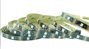 Bande lumineuse LED 18W 60LEDs 65536 niveaux de gris HD108 16 bits DC5V Dream Color 5050 IP20 PMW 27Khz - Product Image 2