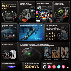 Haylou Solar Ultra L23 con Asistente de Voz AI Monitor de Actividad Física Seguimiento del Sueño y Frecuencia Cardíaca Pantalla TFT Carga Magnética Silicona - Product Image 5