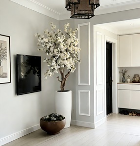 ต้นซากุระประดิษฐ์ Qq486 ลดราคา ต้นไม้ในกระถาง ตกแต่งงานแต่งงาน ตกแต่งบ้าน รองรับการปรับแต่ง - Product Image 1