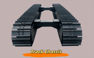 Sottocarro su misura del telaio della pista d'acciaio 5-20ton per il macchinario del frantoio per il sottocarro della pista di frantumazione del granito - Product Image 4