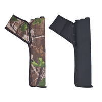 Chasse personnalisée de haute qualité noir/camo couleurs hanche taille 3 tubes portable flèche carquois