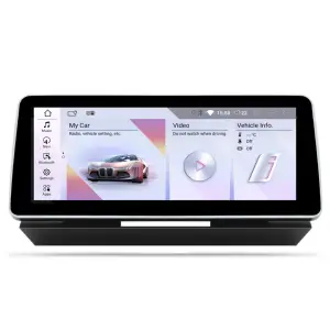 MCX 12.3 "araba radyo çalar Android 12 8 çekirdekli 4G 64G araba multimedya BMW serisi için 5/3 e60 E61 E62 E63 E90 E91 GPS navigasyon