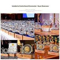 Trophée Anniversaire Personnalisé en Quartz Transparent Créatif 2025-5-25-10-36 pour Célébration d'Entreprise et Récompense d'Employé