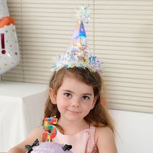 ชุดตกแต่งปาร์ตี้เด็ก DAMA หมวก LED สุขสันต์วันเกิด ประกอบเอง หมวกเงาสำหรับเด็ก DIY หมวกเรืองแสงสำหรับตกแต่งปาร์ตี้ - Product Image 2