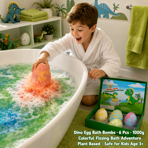 Lot <span class=keywords><strong>de</strong></span> 6 bombes <span class=keywords><strong>de</strong></span> <span class=keywords><strong>bain</strong></span> effervescentes en forme d'œuf <span class=keywords><strong>de</strong></span> dinosaure, 1000g, naturelles, faites à la main, colorées, pour enfants, <span class=keywords><strong>coffret</strong></span> cadeau, OEM ODM, marque privée - Product Image 2