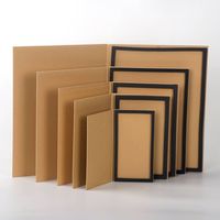 Boîte d'emballage personnalisée en papier kraft recyclé avec laminage mat en forme de livre pour protecteur d'écran en verre trempé pour téléphone portable et tablette