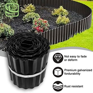 <strong>Metal</strong> Landscape <strong>Edging</strong> <strong>Border</strong> Kit Corrugated Garden <strong>Edging</strong> Paver <strong>Edging</strong> for Landscaping Durable Garden <strong>Border</strong> <strong>Edging</strong> for Garden - Product Image 3