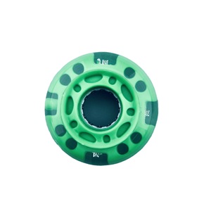 60mm PU nhấp nháy <span class=keywords><strong>Inline</strong></span> <span class=keywords><strong>Skate</strong></span> bánh xe tính năng chịu mài mòn sáng thiết kế phù hợp cho giày trượt con lăn tự do. - Product Image 5