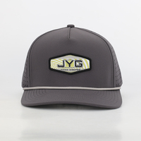 Casquette de baseball pour hommes et femmes de haute qualité, imperméable, sport, logo en caoutchouc découpé au laser personnalisé, vente en gros OEM