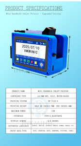 เครื่องพิมพ์วันที่แบบพกพา Mini A1 A1S 12.7 มม. ราคาโรงงาน คุณภาพดี พร้อมบลูทูธ สำหรับพิมพ์โลโก้ เครื่องพิมพ์อิงค์เจ็ท - Product Image 6