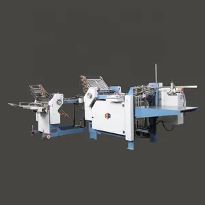 Automatische Grote Professionele Productie Papier Vouwmachine Met Kruis Vouwen Machine