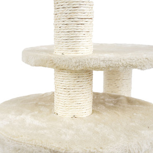 Yüksek kalite Premium kedi oyuncaklar yuva atlama platformu tırmalama kurulu tırmanma çerçevesi-kedi ağacı peluş tasarım karton ambalaj - Product Image 6