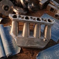 Pièces détachées automobiles Moulage par gravité en aluminium Produit de services de moulage de haute qualité