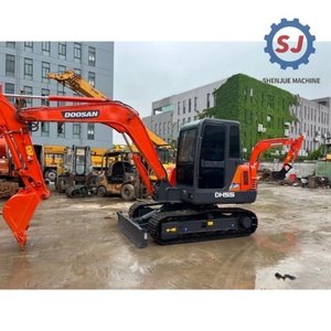 Hot Selling Korea Original Used Doosan DH55 5.5t Ton Mini Construction Excavator for <b>Small</b> Construction with Factory Price - Product Image 3