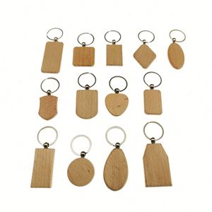 Ys65 Custom Logo Wood <b>Key</b> <b>Chains</b> Beech Timber Keychain Sublimation Wooden <b>Key</b> <b>Chains</b> Sublimation Blanks for Laser Engraving Logo - Product Image 5